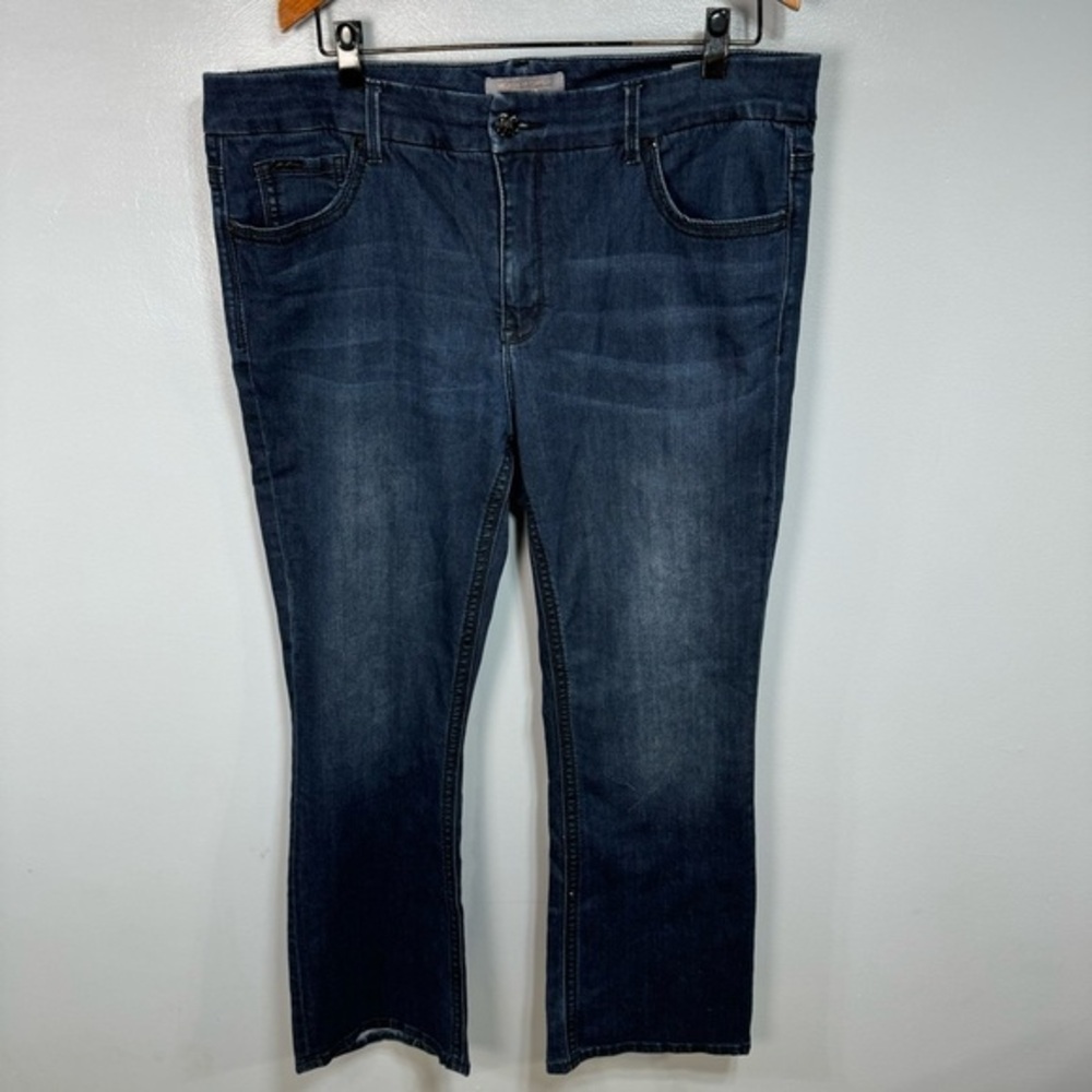 Melissa McCarthy Seven7 Women's Boot Cut Jeans - Dark Blue